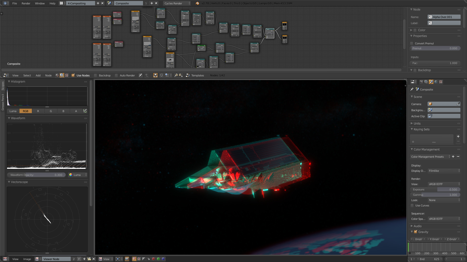 Compositing stereoscopique dans Blender